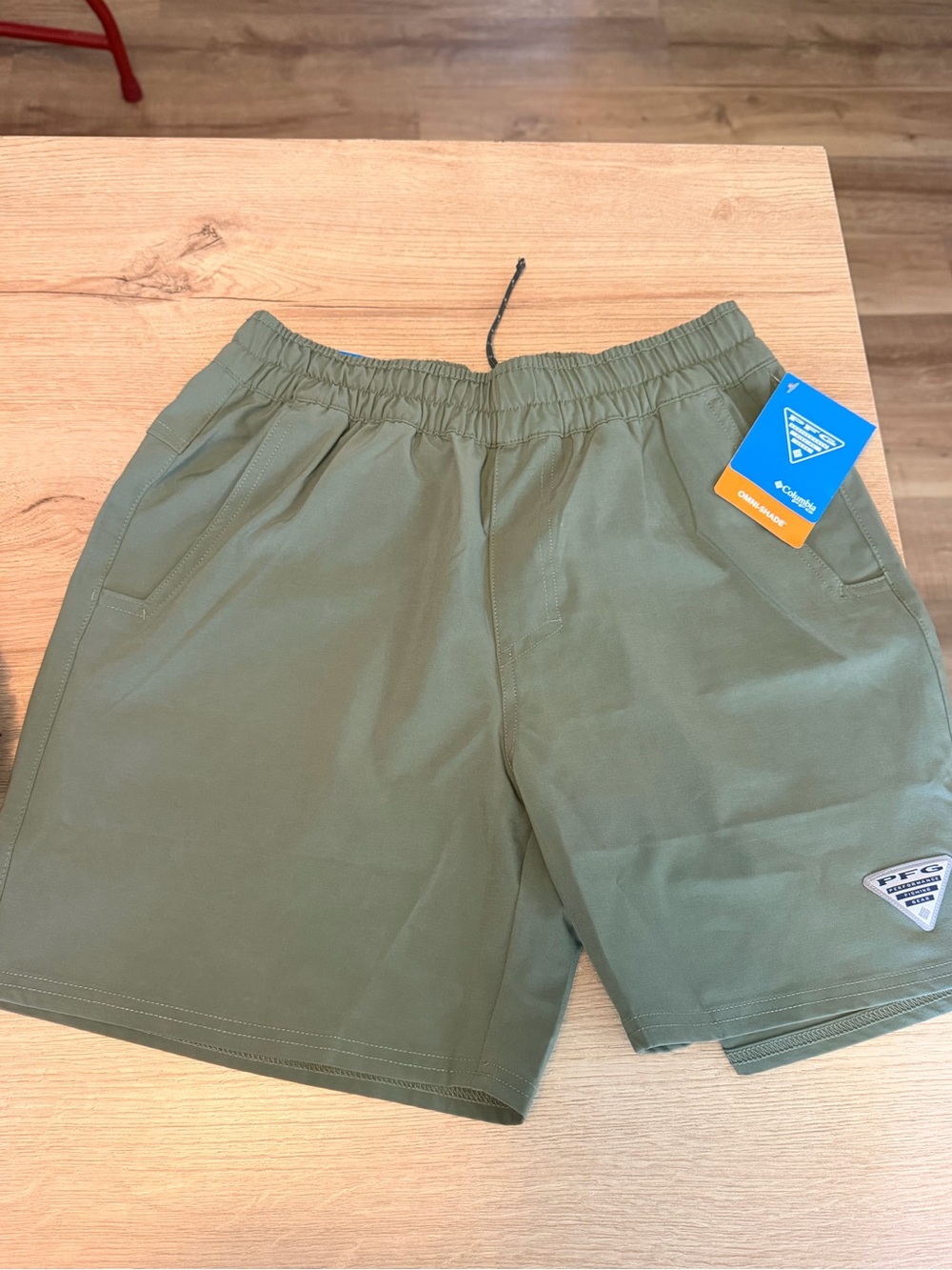 Columbia PFG Terminal Roamer Stretch Shorts Men’s Small 6” Olive Green NWT